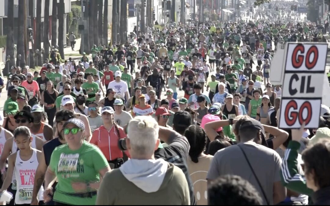 The 2024 LA Marathon ( Mile 13) Sunset & Fairfax Cheering and First Aid Party was BIG FUN!